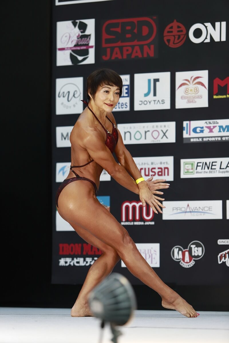 女子フィジーク　沼田初恵選手